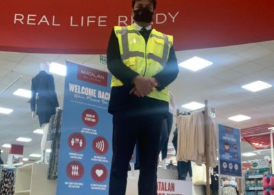 Congratulations to one of our students for successfully being recruited as a Door Supervisor for a leading fashion department store.